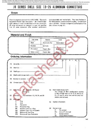 JRC16BP-10P(71) datasheet  